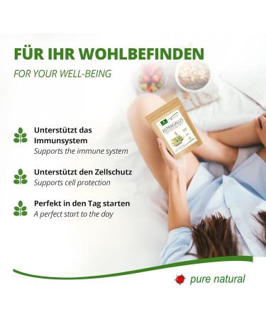 Astragalus in Capsule-1600mg of Root Powder with 112mg of Polysaccharides-Monthly Package-Immune System Anti-Aging Cardiovascular System-Vegan and Gluten Free-by MoriVeda 3x90 Pieces - Buy Online on GoSupps.com