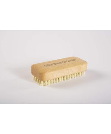 Gardener's brush nail brush with hard plant fiber for clean hands and nails after gardening 1 piece