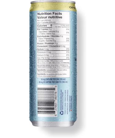 WakeWater Caffeinated Sparkling Water | Pineapple 355ml X 24 Cans | Natural Green Tea Caffeine | Zero Sugar Zero Calories Sweetener Free Sugar Free 355ml X 24 cans - Buy Online on GoSupps.com