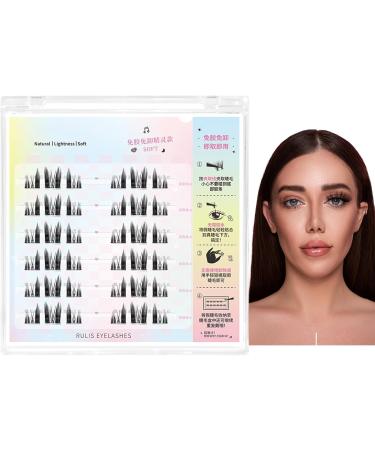 Fake Eyelashes | No Glue Fake Eyelashes Simulation False Eyelashes Natural Look False Eyelashes Reusable and Long Lasting Lashes Dense - Buy Online on GoSupps.com