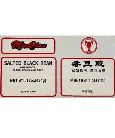 Salted Black Beans Bundle - 16 Ounce Pack of Chinese Douchi Fermented Black Beans with Habanerofire Jar Opener - Buy Online on GoSupps.com