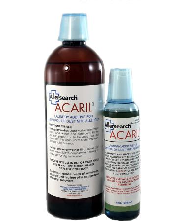 Allersearch ACARIL Laundry Additive 34 Oz (1 Liter) | Eliminate Allergens & Odors | International Shipping Available - Buy Online on GoSupps.com