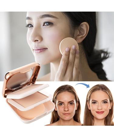 Pressed Powder Double Layer Translucent Finishing Powder Makeup Oil Control Powder Foundation Fixing Powder Makeup Longlasting Pore Filler Cosmetics for Even Tsuchiya - Buy Online on GoSupps.com