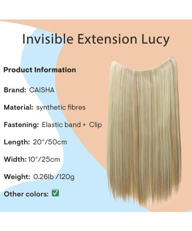 CAISHA 50cm Hair Extension with Rubber Band - Blond Mix Strands #27H613 | Premium Tresse Hair Extensions for International Shipping - Buy Online on GoSupps.com