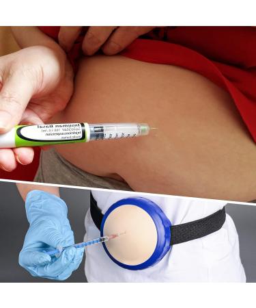 Intramuscular Injection Training Pad | Practice Kit for Nurses & Medical Students | Wearable Blue Pad for Medical Education - Buy Online on GoSupps.com