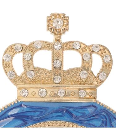 Baluue Nail Art Palette for Color Mixing Golden Crown Shape Easy to Clean Safe Resin Palette for Nail Art Makeup Cosmetics Use - Buy Online on GoSupps.com