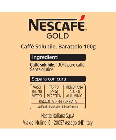 Nescafe Nescaf Gold Coffee Intensity 6 200 g - Buy Online on GoSupps.com