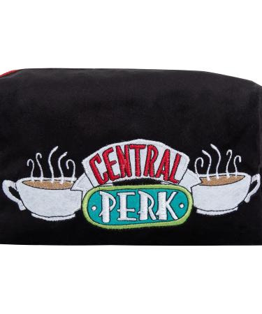 Friends TV Show Velvet Make-Up Bag for Women | Soft Cosmetic Storage | Double-Sided Black Design for Toiletries & Pencils - Buy Online on GoSupps.com
