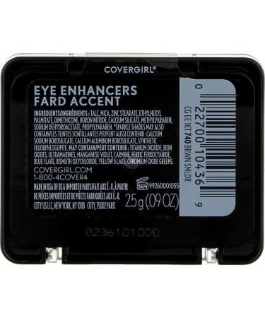 CoverGirl Eye Enhancers 1 Kit Eye Shadow Brown Smolder 740 0.09 oz - Pack of 4 - Buy Online on GoSupps.com