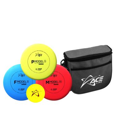 Prodigy Disc Golf Starter Set | Everything Needed to Start Disc Golfing | Contains 1 x Driver, 1 x Midrange, 1 x Putter, 1 Bag, and a Mini | Beginner Disc Golf Set with Bag | Kids Disc Golf Set