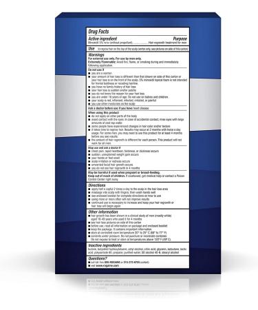 Rogaine for Men Hair Regrowth Foam 6 Month Supply - 6 Packs- 2.11 oz Cans - Buy Online on GoSupps.com