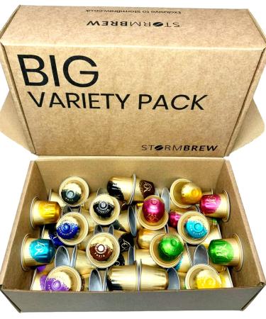 L OR Nespresso Compatible Variety Pack Starter Set (50 drinks 10 flavours)