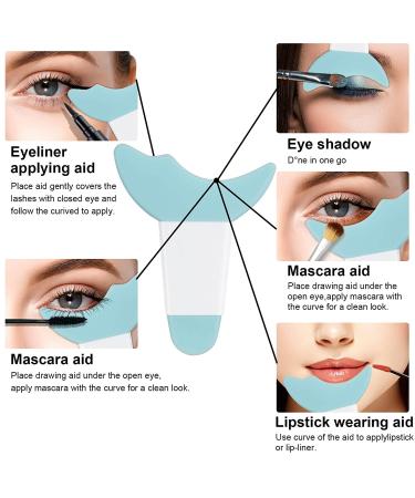 Multifunctional Eye Makeup Stencils - Reusable Aid Tool for Eyeliner, Eyeshadow, and Mascara Application | Beginners Friendly - Buy Online on GoSupps.com