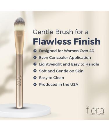 Fira Cosmetics Concealer Brush - Professional Facial Brush for Cream and Liquid Makeup - Buy Online on GoSupps.com