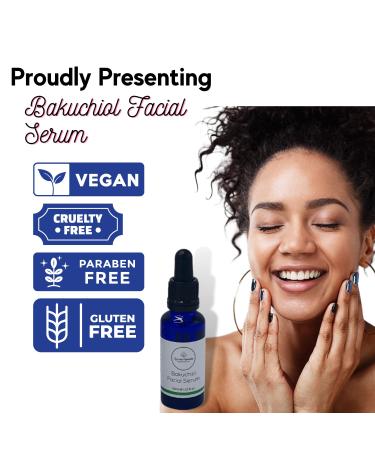 Zyzven Naturals Bakuchiol Facial Serum 30ml 1.05fl.oz Anti Aging Wrinkles Fine Lines & Dark Spots Reduction Serum - Buy Online on GoSupps.com