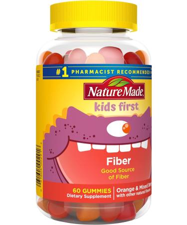 Nature Made Kids First Fiber Gummies - Digestive Health Support - 60 Gummies - Buy Online on GoSupps.com