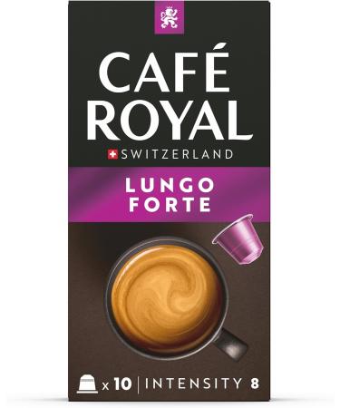  Caf Royal Caf Royal Lungo Forte Coffee Capsules Coffee Pods with Nespresso Machines Intense Flavor (Pack of 100) - Buy Online on GoSupps.com