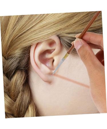 Anneome 1pc Bamboo Handle Straight Mouth Cloud Knife Ear Scraper Perfect for Ear Cleaning and Wax Removal - Buy Online on GoSupps.com