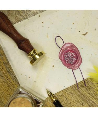 YIPLED Sealing Wax Kit - 728 Pcs Wax Seal Stamp Set with 24 Color Beads, Seal Warmer, Spoon, Candles - Ideal for Gift & Envelope Sealing, Wedding Invitations - Buy Online on GoSupps.com