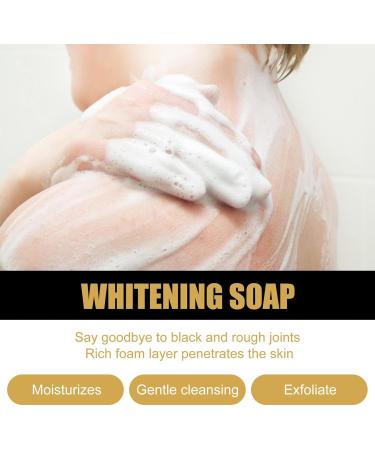  Miake Skin Brightening Soap Underarm Lightening Soap - For Elbow Knuckle Underar Moisturizing Brightening Glow Soap Gentle Cleansing Miake - Buy Online on GoSupps.com