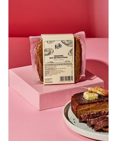KoRo - Organic vegan seitan steak 250g - Buy Online on GoSupps.com