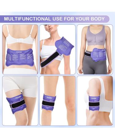 FDMGEL Reusable Gel Ice Pack for Injuries - Cold & Hot Therapy Wrap for Back, Shoulder, Knee, Arm, Leg - Muscle Spasm Relief and Recovery - Buy Online on GoSupps.com