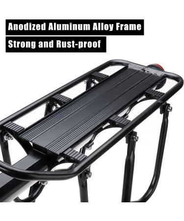 WerkWeit Rear Bike Rack - 110lb Capacity, Adjustable Aluminum Alloy Cargo Carrier - Buy Online on GoSupps.com