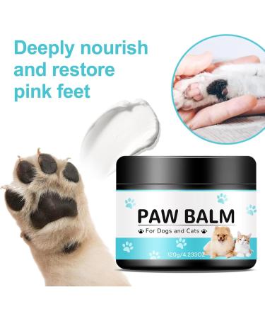 Paw Balm - 120g Natural Cream Butter | Paw Wax for Dry Paws and Nose - Natural Moisturizing Dog Paw Balm & Dog Paw Pads - Buy Online on GoSupps.com