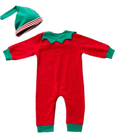 LIKPOJA Newborn Baby First Christmas Elf Outfit - Green Elf Romper for Toddler Girls and Boys 3-6 Months - Buy Online on GoSupps.com