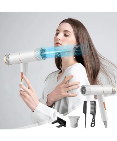 Electric Professional Hair Dryer Multi-Color Electric Hair Dryer High-Power Electric Hair Dryer High-Speed Lightweight Travel Hairdryer Home Hair Dryer 3 Mode Wet and Dry (White) - Buy Online on GoSupps.com