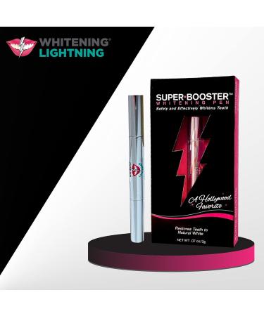 Super Booster Tooth Whitening Pen - Fast Acting Pain Free Teeth Stain Remover for Sensitive Teeth - Easy to Use & Travel Friendly - Buy Now - Buy Online on GoSupps.com