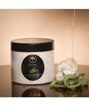 Renaissance de Beaute Moroccan Clay Scrub (Verbena Argan Shea Butter & Honey 11.2 Fl oz) Pamper yourself with this invigorating nourishing scrub with the uplifiting citrusy aroma of Verbena! - Buy Online on GoSupps.com