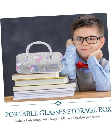 Buy Wofashpuret Portable Glasses Case for Kids | Floating Backpack Handbag & PU Leather Protective Case | Perfect for Swimming & Travel - 16.00x7.00x4.00cm - Buy Online on GoSupps.com