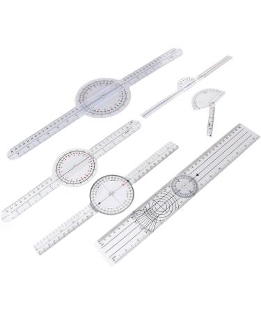Medical Goniometer 6PCS 6 8 10 Inch Finger Goniometer Light Weight for Physical Therapists - Buy Online on GoSupps.com