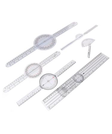 Finger Goniometer PVC Durable Physical Goniometer Light Weight Multifunction for Students