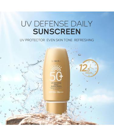 LAIKOU Sakura sunscreen face 2 x 50 ml gold - Buy Online on GoSupps.com