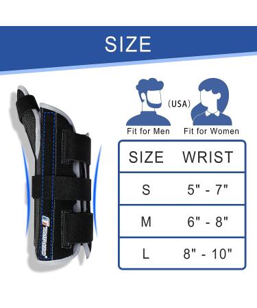 T TIMTAKBO Thumb Spica Splint Wrist Brace - Rigid Support for Carpal Tunnel, Arthritis, and Tendonitis - Buy Online on GoSupps.com
