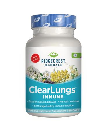 RidgeCrest Herbals ClearLungs Immune 60 Cap