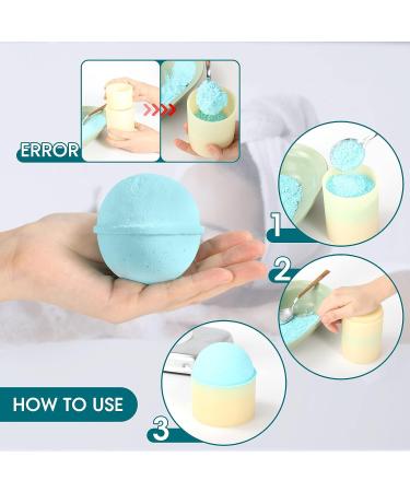 DIY Bath Bomb Press Kit - Hand-Press Molds for Crafting Sphere Round Bombs | Create Your Own Bath Bombs at Home! - Buy Online on GoSupps.com