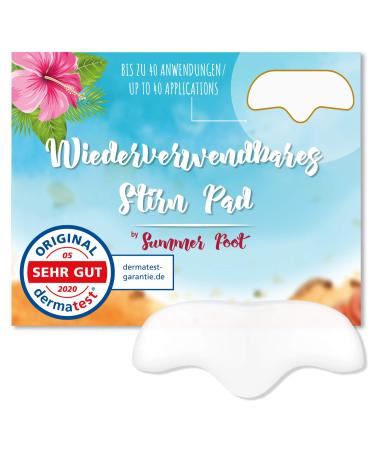 Reusable forehead pads anti -fold i dermatologically tested forehead pads i headband cosmetics for frontal folds I angel fold pavement and anger folds Pflaster Summer Foot Edition