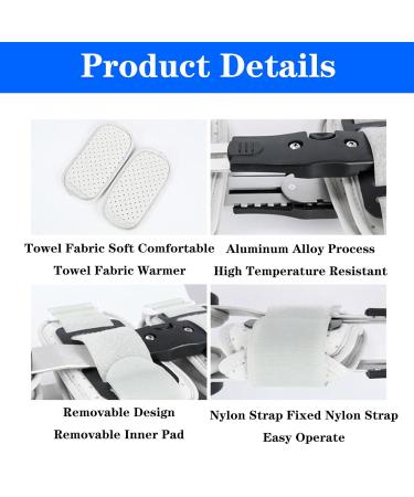 SFKLYU Adjustable Knee Joint Fixation Bracket - Post Knee Immobilizer Support for Men and Women | Ideal for Meniscus Tear & Arthritis - Buy Online on GoSupps.com