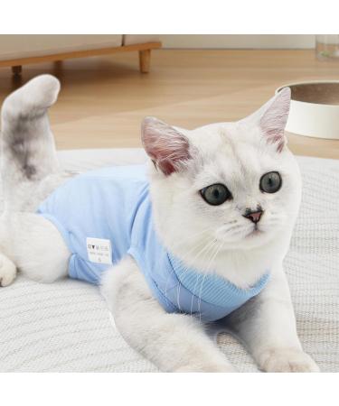 Recovery Suit for Cats - Purple Surgical Protective Clothing | Cone Collar Alternative for Post-Op Care - Ideal for Belly Wounds & Skin Conditions (Large) - Buy Online on GoSupps.com