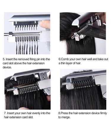 6D Real Hair Extensions & Part Smooth 613 Blonde - Human Hair Wigs for Girls & Children - Premium 40g Hair Extensions - Universal Styling Tools - Buy Online on GoSupps.com