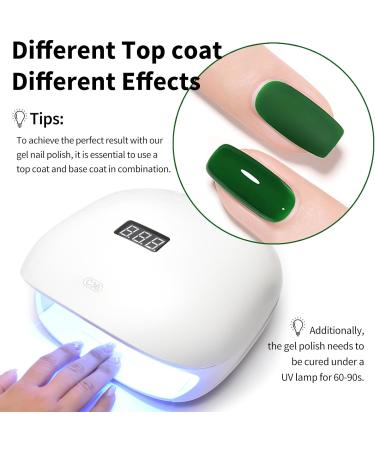 VENALISA 12ml Dark Green Gel Nail Polish | Soak Off UV LED Natural Nail Art DIY Manicure - Emerald Green 1054 (0.43 OZ) - Buy Online on GoSupps.com