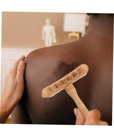 Healeeved 3ST Wooden Scratch Stick Back Massager - Gua Sha Body Tools - Thai Massage Roller - Universal Light Brown - 18x17.5cm - 3 Pack - Buy Online on GoSupps.com