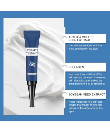  JASUBAI Immediate Effect Firming Eye Gel Awaken Peptide Eye Gel for Puffiness Relief Retinol & Peptides to Reduce Under Eye Bags Anti Wrinkle Serum For Eye - Buy Online on GoSupps.com