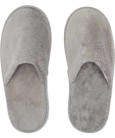 Juvale Disposable Closed Toe Slippers for Guests - Women US Size 12, Men Size 11 (12 Pairs, 3 Colors) - Buy Online on GoSupps.com