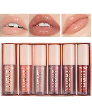 YAJIMSA 12-Color Waterproof Lip Gloss Set for Women - Long-Lasting Moisturizing Lipstick Gift - 6-Piece Makeup Set - Buy Online on GoSupps.com