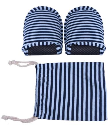 Keenso Reisen Foldable Slippers - Soft Cotton Portable Reusable Indoor Travel Slippers for Men - Non-Slip Blue Stripes for Hotel Plane & Home Use - Buy Online on GoSupps.com