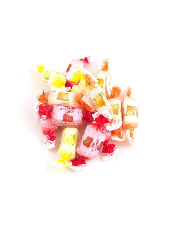 Sugar-Free Fruit Juice Candies - Naschbox Chewing Monks | Lemon Orange Strawberry 250g - International Shipping - Buy Online on GoSupps.com